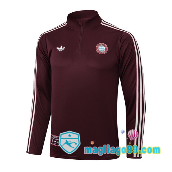 Magliago - Passione Maglie Thai Affidabili Basso Costo Online Shop | Felpa Calcio Bayern Monaco Marrone 2025/2026