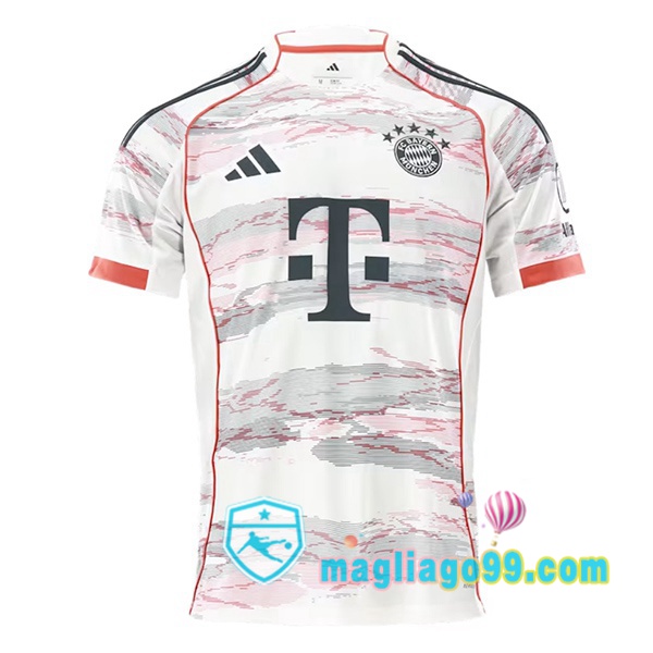 Magliago - Passione Maglie Thai Affidabili Basso Costo Online Shop | Maglia Bayern Monaco Seconda Bianco 2025/2026