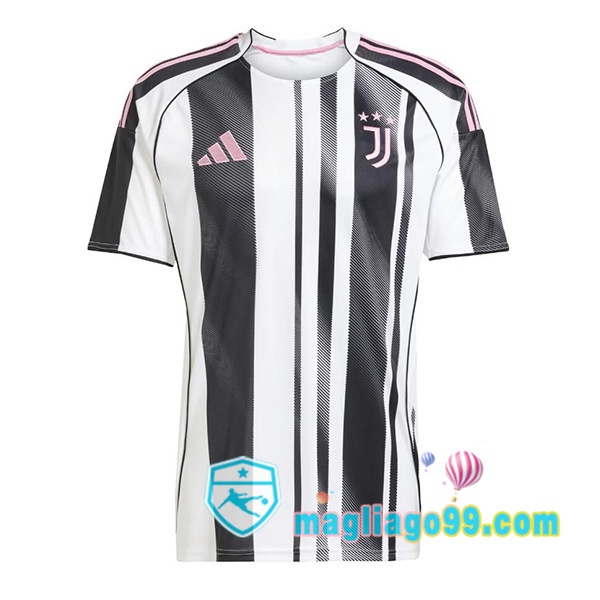 Magliago - Passione Maglie Thai Affidabili Basso Costo Online Shop | Maglia Juventus Prima Nero Bianco 2025/2026