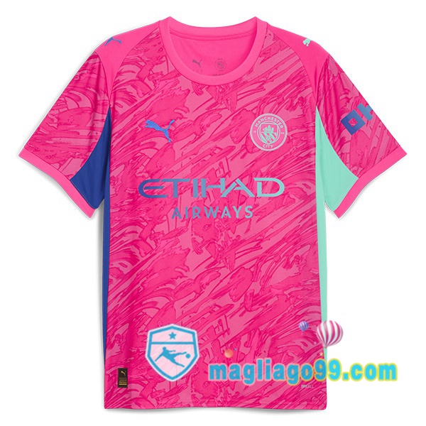 Magliago - Passione Maglie Thai Affidabili Basso Costo Online Shop | Maglia Manchester City Portiere Rosa 2025/2026