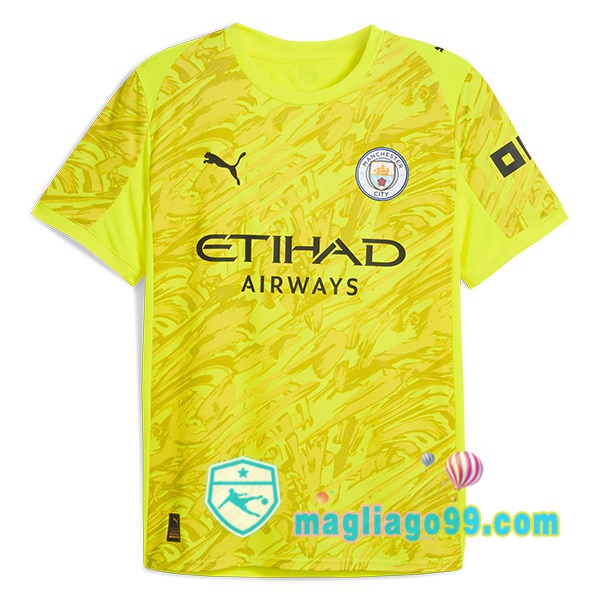 Magliago - Passione Maglie Thai Affidabili Basso Costo Online Shop | Maglia Manchester City Portiere Giallo 2025/2026