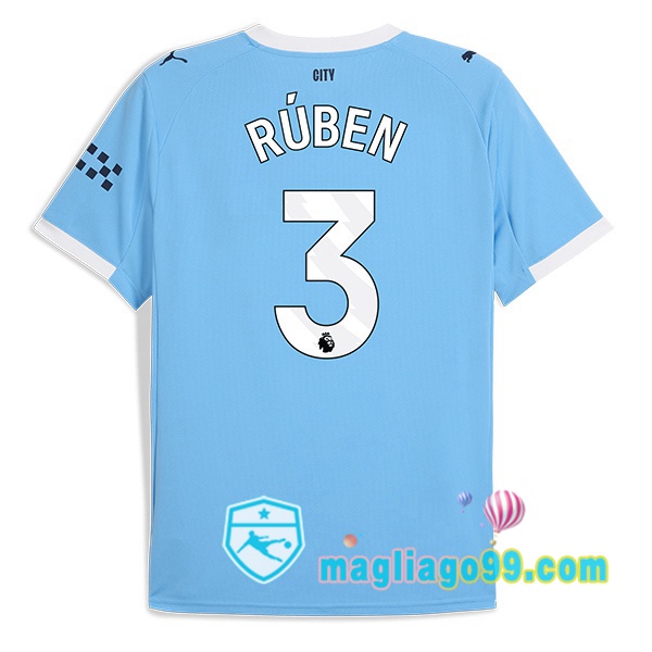 Magliago - Passione Maglie Thai Affidabili Basso Costo Online Shop | Maglia Manchester City (Ruben Dias 3) Prima Blu 2025/2026