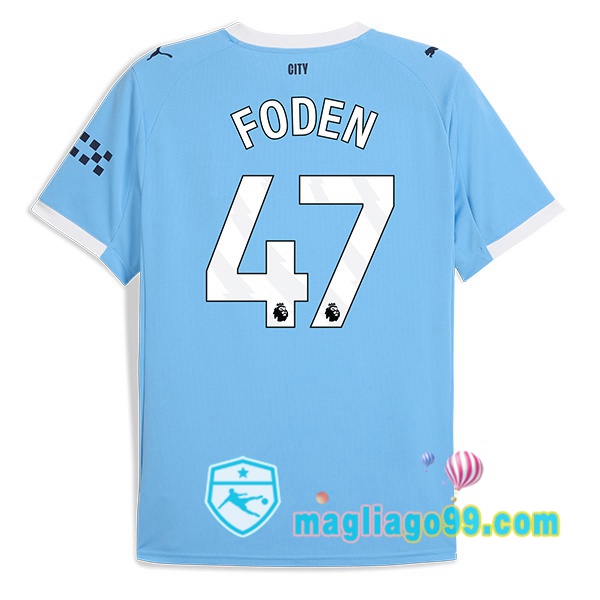 Magliago - Passione Maglie Thai Affidabili Basso Costo Online Shop | Maglia Manchester City (Phil Foden 47) Prima Blu 2025/2026