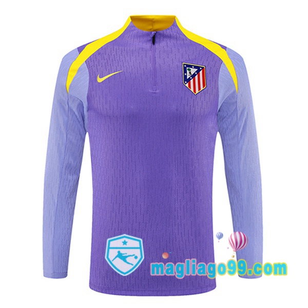 Magliago - Passione Maglie Thai Affidabili Basso Costo Online Shop | Felpa Calcio Atletico Madrid Porpora 2025/2026
