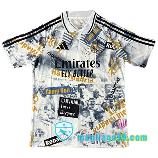 Magliago - Passione Maglie Thai Affidabili Basso Costo Online Shop | Maglia Real Madrid Edizione Speciale Bianco 2025/2026