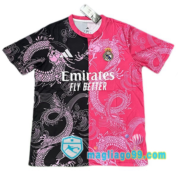 Magliago - Passione Maglie Thai Affidabili Basso Costo Online Shop | Maglia Real Madrid Edizione Speciale Nero Rosa 2025/2026