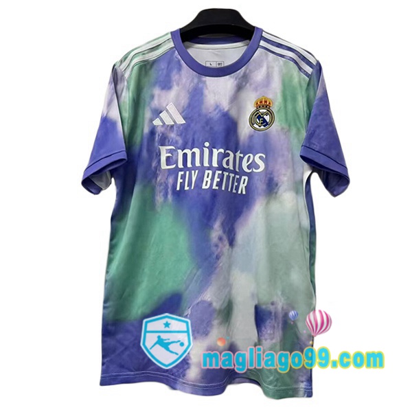 Magliago - Passione Maglie Thai Affidabili Basso Costo Online Shop | Maglia Real Madrid Edizione Speciale Porpora Verde 2025/2026