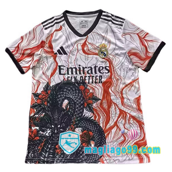 Magliago - Passione Maglie Thai Affidabili Basso Costo Online Shop | Maglia Real Madrid Edizione Speciale Rosso Nero 2025/2026