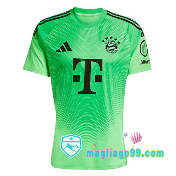 Magliago - Passione Maglie Thai Affidabili Basso Costo Online Shop | Maglia Bayern Monaco Portiere Verde 2025/2026