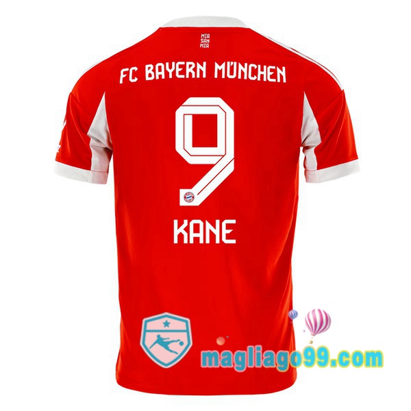Magliago - Passione Maglie Thai Affidabili Basso Costo Online Shop | Maglia Bayern Monaco (Kane 9) Prima Rosso 2025/2026