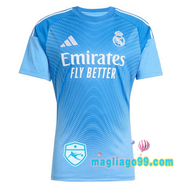 Magliago - Passione Maglie Thai Affidabili Basso Costo Online Shop | Maglia Real Madrid Portiere Blu 2025/2026