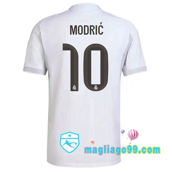 Magliago - Passione Maglie Thai Affidabili Basso Costo Online Shop | Maglia Real Madrid (Modrić 10) Prima Bianco 2025/2026