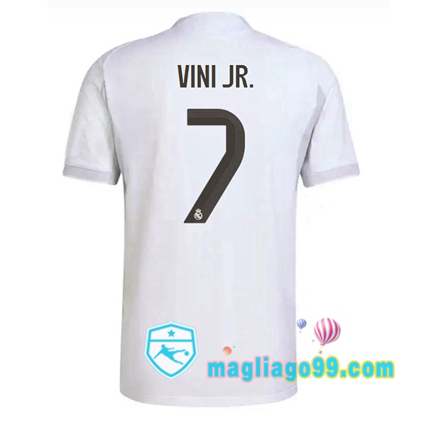 Magliago - Passione Maglie Thai Affidabili Basso Costo Online Shop | Maglia Real Madrid (Vini Jr. 7) Prima Bianco 2025/2026
