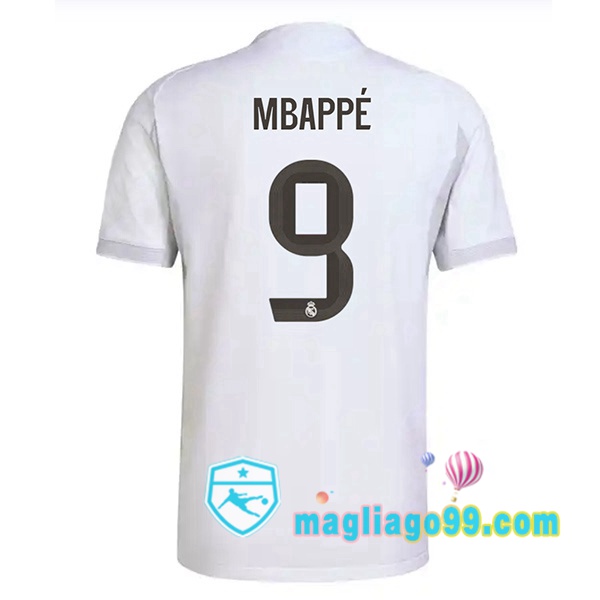 Magliago - Passione Maglie Thai Affidabili Basso Costo Online Shop | Maglia Real Madrid (Mbappé 9) Prima Bianco 2025/2026