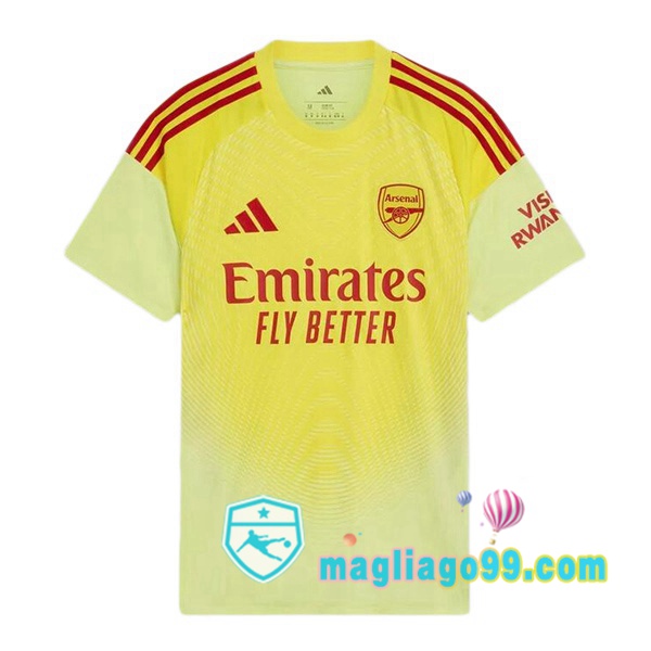 Magliago - Passione Maglie Thai Affidabili Basso Costo Online Shop | Maglia Arsenal Portiere Giallo 2025/2026