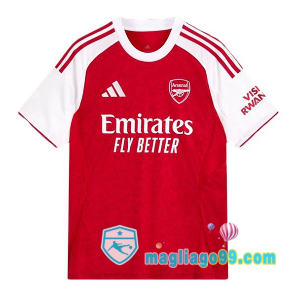 Magliago - Passione Maglie Thai Affidabili Basso Costo Online Shop | Maglia Arsenal Prima Rosso Bianco 2025/2026