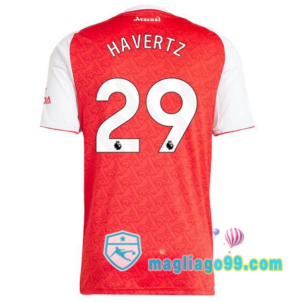 Magliago - Passione Maglie Thai Affidabili Basso Costo Online Shop | Maglia Arsenal (HAVerdeZ 29) Prima Rosso Bianco 2025/2026