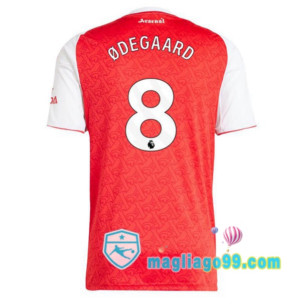 Magliago - Passione Maglie Thai Affidabili Basso Costo Online Shop | Maglia Arsenal (ØDEGAARD 8) Prima Rosso Bianco 2025/2026