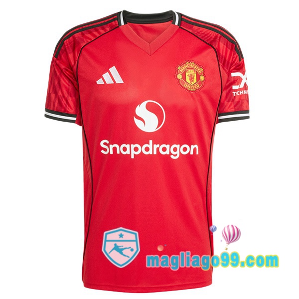 Magliago - Passione Maglie Thai Affidabili Basso Costo Online Shop | Maglia Manchester United Prima Rosso 2025/2026