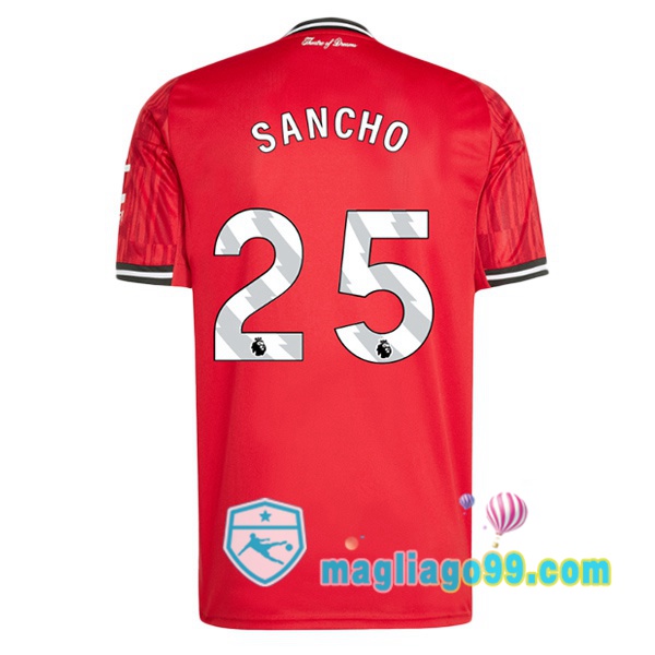 Magliago - Passione Maglie Thai Affidabili Basso Costo Online Shop | Maglia Manchester United (SANCHO 25) Prima Rosso 2025/2026