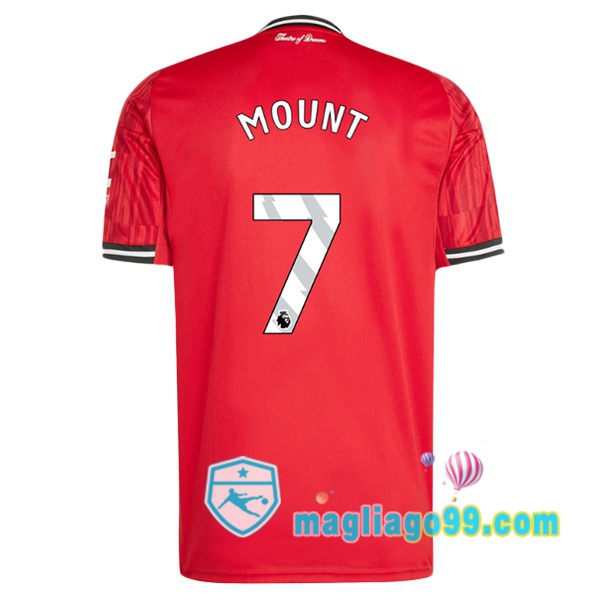 Magliago - Passione Maglie Thai Affidabili Basso Costo Online Shop | Maglia Manchester United (MOUNT 7) Prima Rosso 2025/2026