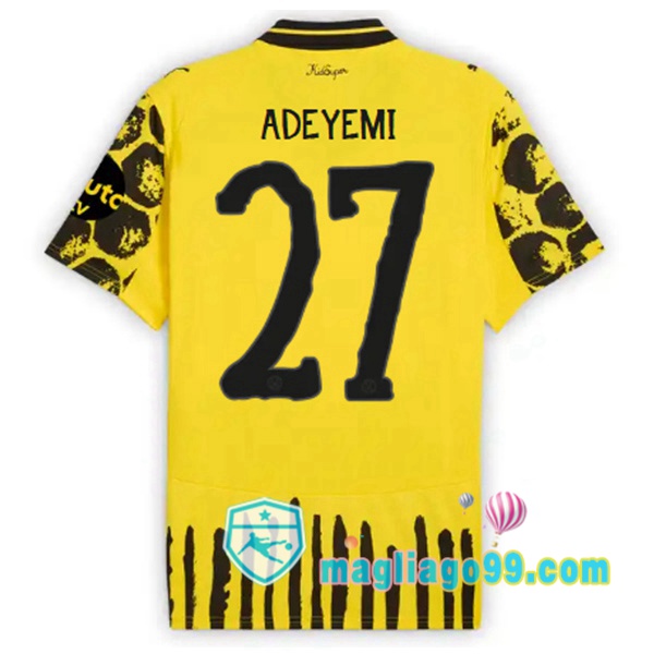 Magliago - Passione Maglie Thai Affidabili Basso Costo Online Shop | Maglia Dortmund BVB Club World Cup (Adeyemi 27) Prima Giallo Nero 2025/2026