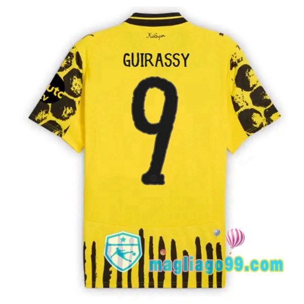 Magliago - Passione Maglie Thai Affidabili Basso Costo Online Shop | Maglia Dortmund BVB Club World Cup (Guirassy 9) Prima Giallo Nero 2025/2026