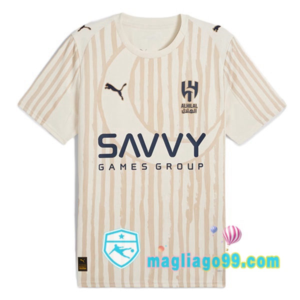 Magliago - Passione Maglie Thai Affidabili Basso Costo Online Shop | Maglia Al-Hilal FC Club World Cup Portiere Giallo 2025/2026