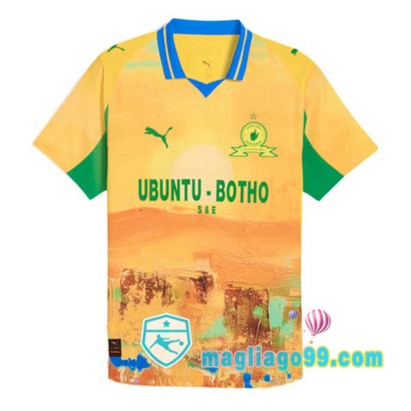 Magliago - Passione Maglie Thai Affidabili Basso Costo Online Shop | Maglia Mamelodi Sundowns Club World Cup Prima Giallo 2025/2026