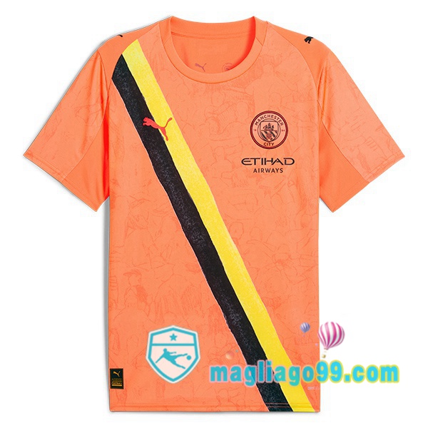 Magliago - Passione Maglie Thai Affidabili Basso Costo Online Shop | Maglia Manchester City Club World Cup Portiere Arancione 2025/2026