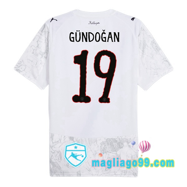 Magliago - Passione Maglie Thai Affidabili Basso Costo Online Shop | Maglia Manchester City Club World Cup (Ilkay Gündoğan 19) Prima Bianco 2025/2026