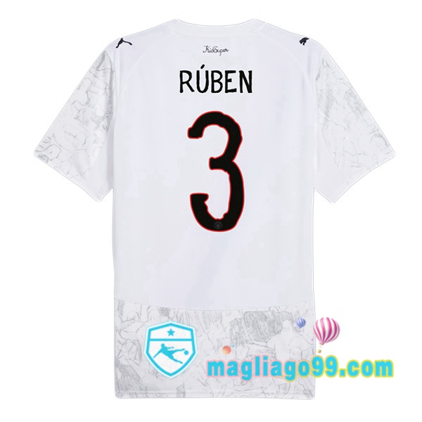 Magliago - Passione Maglie Thai Affidabili Basso Costo Online Shop | Maglia Manchester City Club World Cup (Ruben Dias 3) Prima Bianco 2025/2026