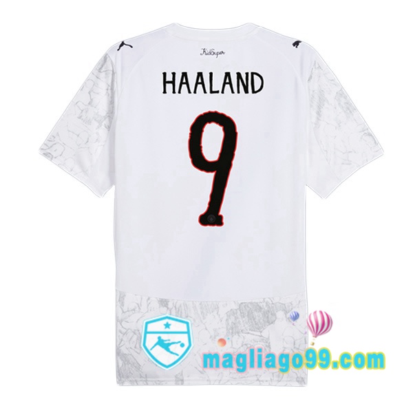 Magliago - Passione Maglie Thai Affidabili Basso Costo Online Shop | Maglia Manchester City Club World Cup (Erling Haaland 9) Prima Bianco 2025/2026