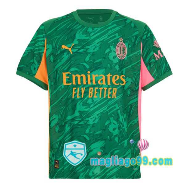 Magliago - Passione Maglie Thai Affidabili Basso Costo Online Shop | Maglia AC Milan Portiere Verde 2025/2026