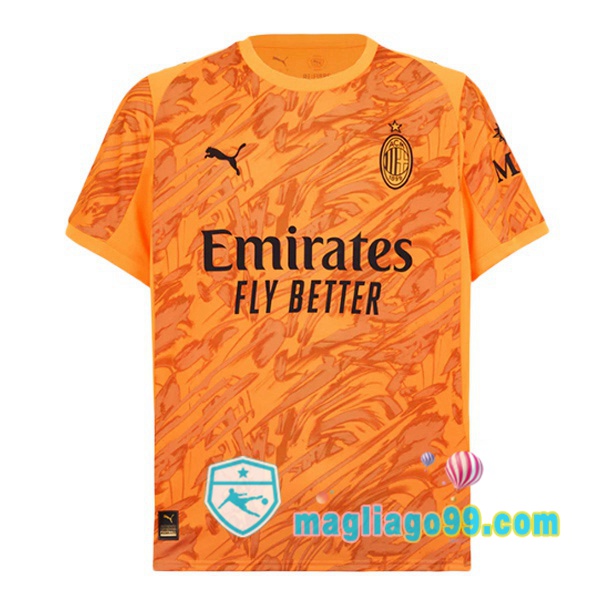 Magliago - Passione Maglie Thai Affidabili Basso Costo Online Shop | Maglia AC Milan Portiere Arancione 2025/2026