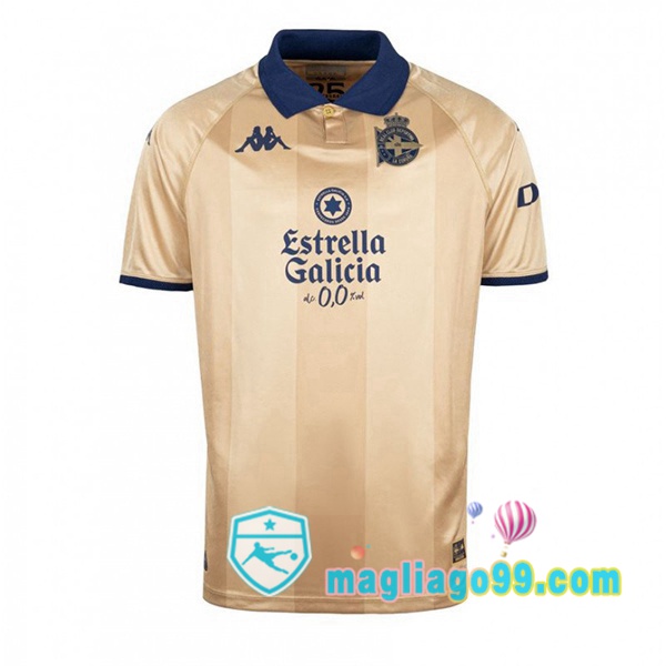 Magliago - Passione Maglie Thai Affidabili Basso Costo Online Shop | Maglia Deportivo de La Coruna Édition 25e Anniversaire Giallo