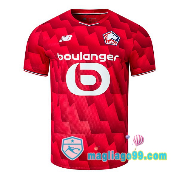 Magliago - Passione Maglie Thai Affidabili Basso Costo Online Shop | Maglia Lille OSC Prima Rosso 2025/2026