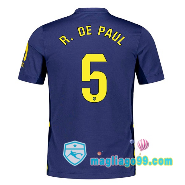 Magliago - Passione Maglie Thai Affidabili Basso Costo Online Shop | Maglia Atletico Madrid (R. DE PAUL 5) Seconda Blu Royal 2025/2026