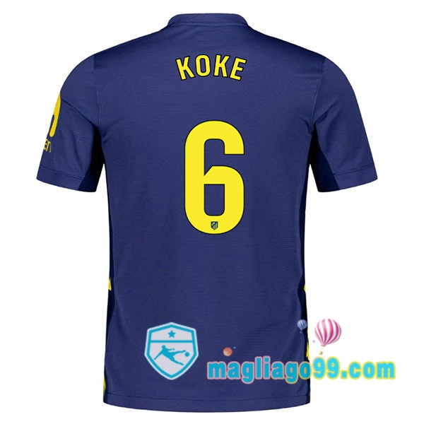 Magliago - Passione Maglie Thai Affidabili Basso Costo Online Shop | Maglia Atletico Madrid (KOKE 6) Seconda Blu Royal 2025/2026