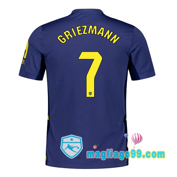 Magliago - Passione Maglie Thai Affidabili Basso Costo Online Shop | Maglia Atletico Madrid (GRIEZMANN 7) Seconda Blu Royal 2025/2026