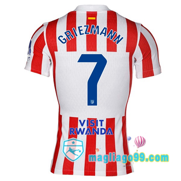 Magliago - Passione Maglie Thai Affidabili Basso Costo Online Shop | Maglia Atletico Madrid (GRIEZMANN 7) Prima Rosso 2025/2026