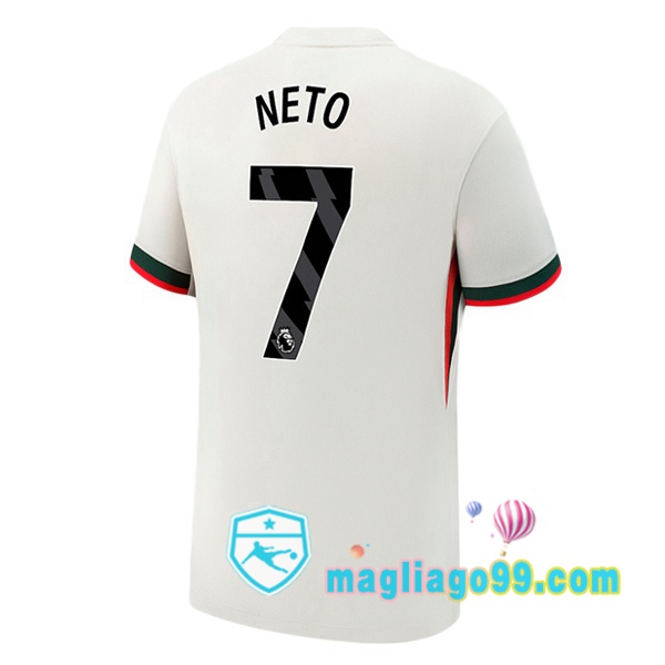 Magliago - Passione Maglie Thai Affidabili Basso Costo Online Shop | Maglia FC Chelsea (Neto 7) Seconda Bianco 2025/2026