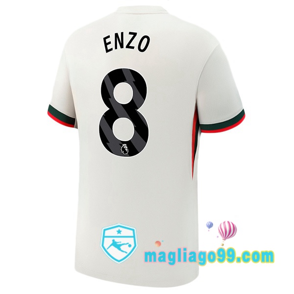 Magliago - Passione Maglie Thai Affidabili Basso Costo Online Shop | Maglia FC Chelsea (Enzo 8) Seconda Bianco 2025/2026