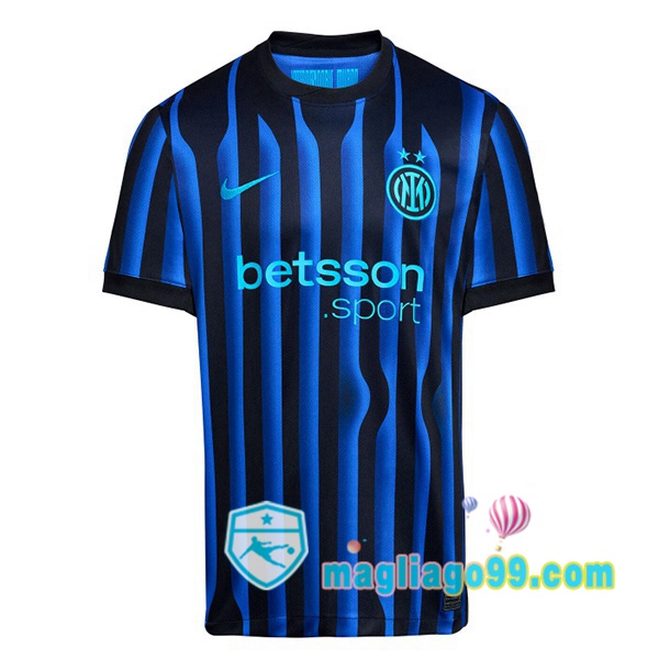 Magliago - Passione Maglie Thai Affidabili Basso Costo Online Shop | Maglia Inter Milan Prima Blu Nero 2025/2026