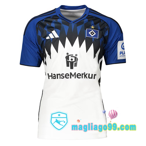Magliago - Passione Maglie Thai Affidabili Basso Costo Online Shop | Maglia Hamburger SV Prima Blu Bianco 2025/2026
