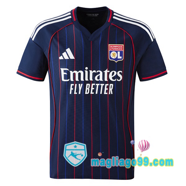 Magliago - Passione Maglie Thai Affidabili Basso Costo Online Shop | Maglia Lyon OL Seconda Blu Royal 2025/2026