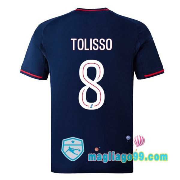 Magliago - Passione Maglie Thai Affidabili Basso Costo Online Shop | Maglia Lyon OL (VERETOUT 7) Seconda Blu Royal 2025/2026