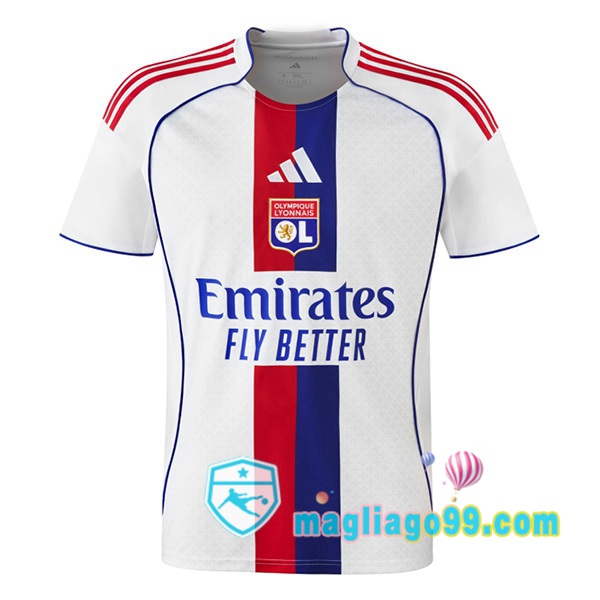 Magliago - Passione Maglie Thai Affidabili Basso Costo Online Shop | Maglia Lyon OL Prima Bianco 2025/2026