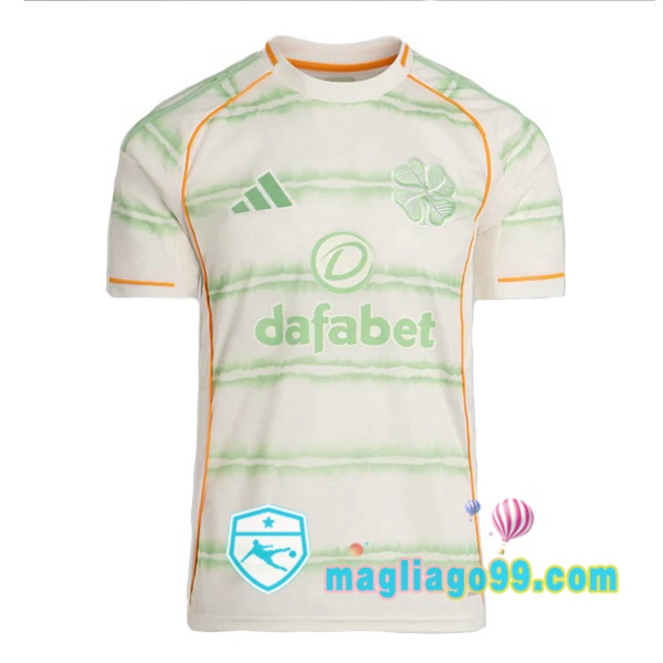 Magliago - Passione Maglie Thai Affidabili Basso Costo Online Shop | Maglia Celtic FC Terza Verde Bianco 2025/2026