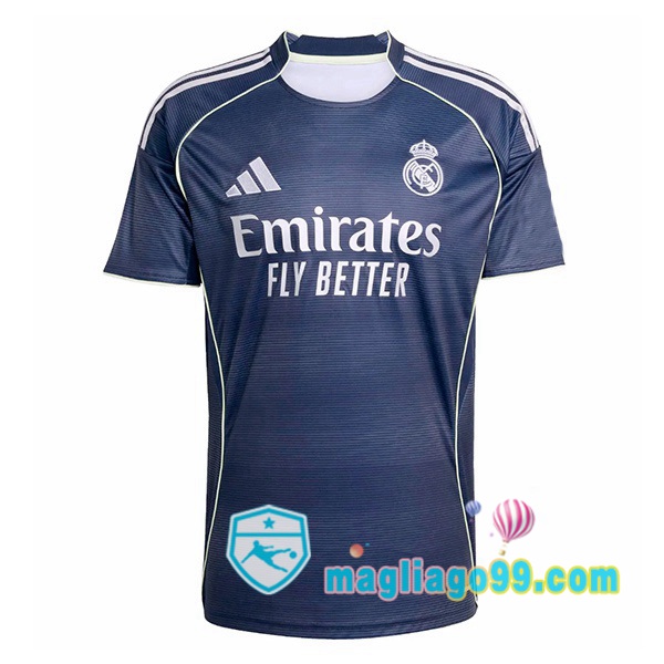 Magliago - Passione Maglie Thai Affidabili Basso Costo Online Shop | Maglia Real Madrid Seconda Blu Royal 2025/2026